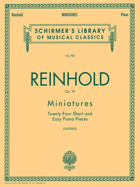 Miniatures, Op. 39: Piano Solo