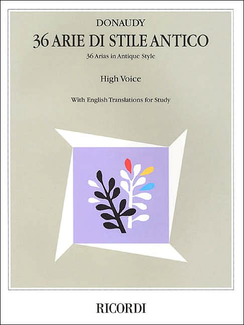 36 Arie Di Stile Antico