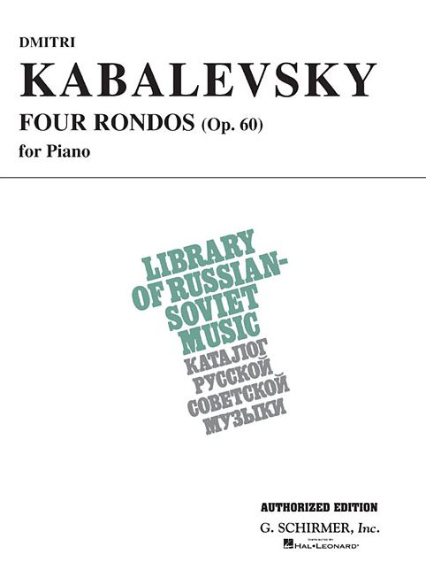 4 Rondos, Op. 60 (VAAP Edition): Piano Solo