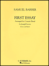 First Essay: For Orchestra Arranged for Concert Band