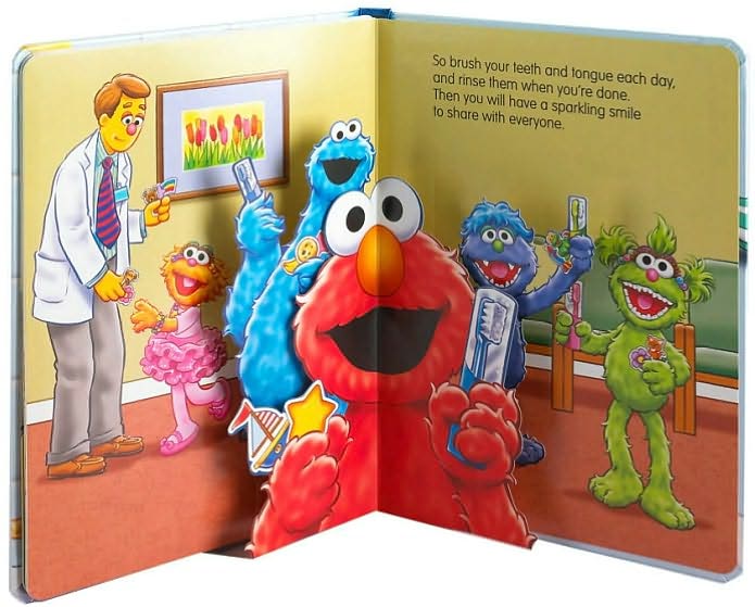 Sesame Street Ready, Set, Brush: A Pop-Up Book