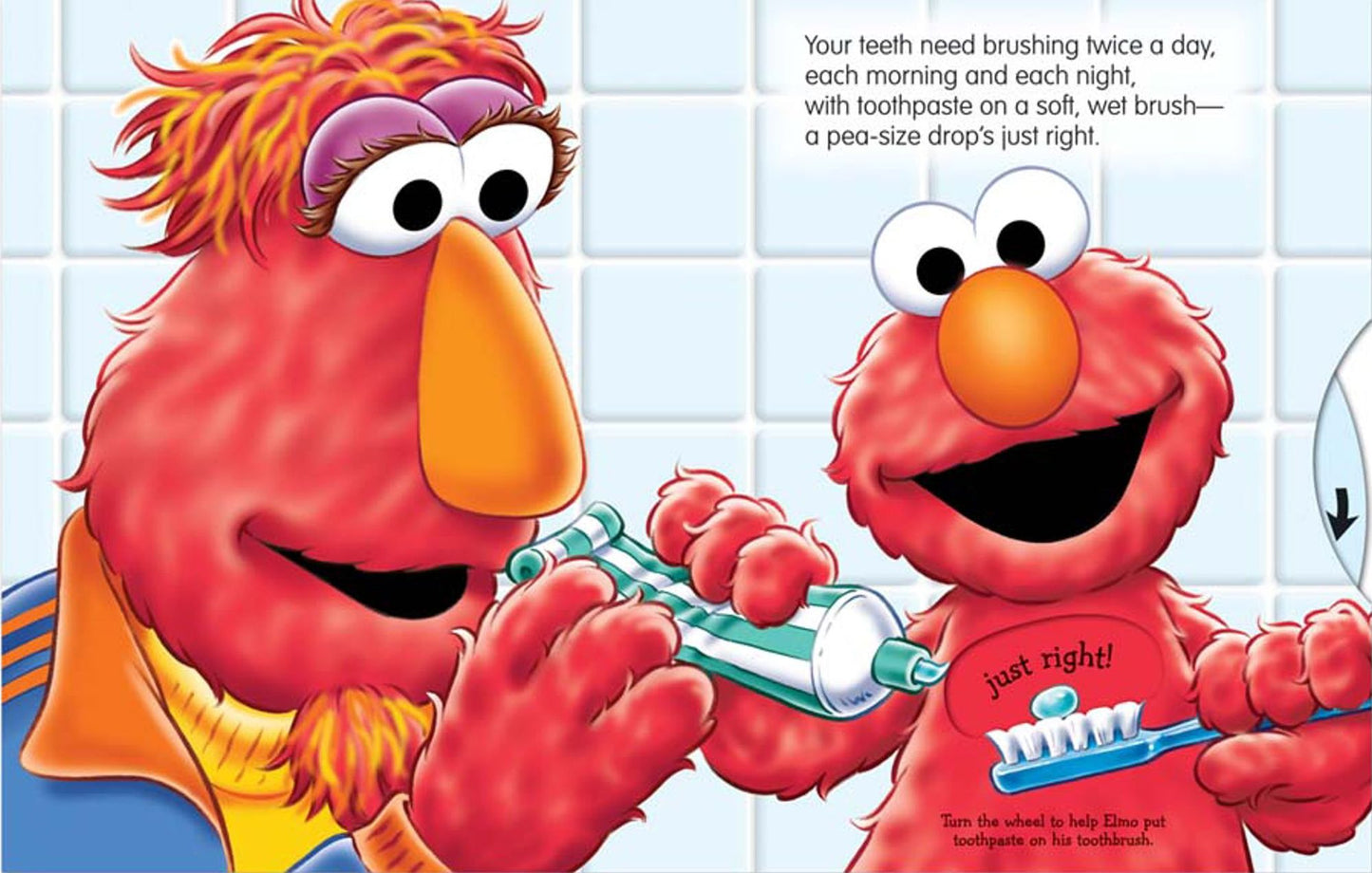 Sesame Street Ready, Set, Brush: A Pop-Up Book