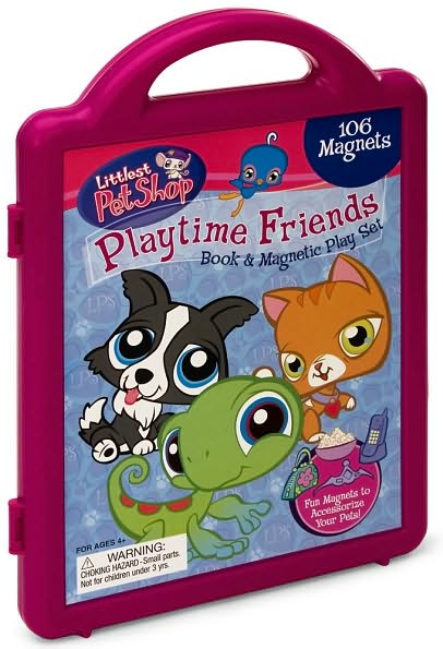 Littlest Pet Shop Book and Magnetic Playset