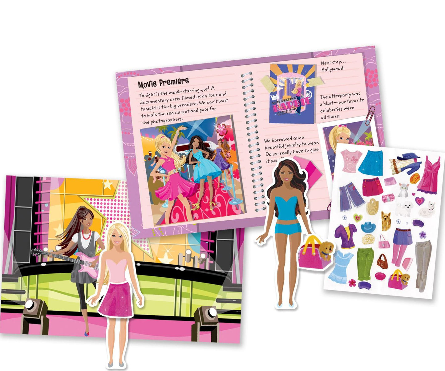 Fun with Barbie and Friends Storybook and Magnetic Playset