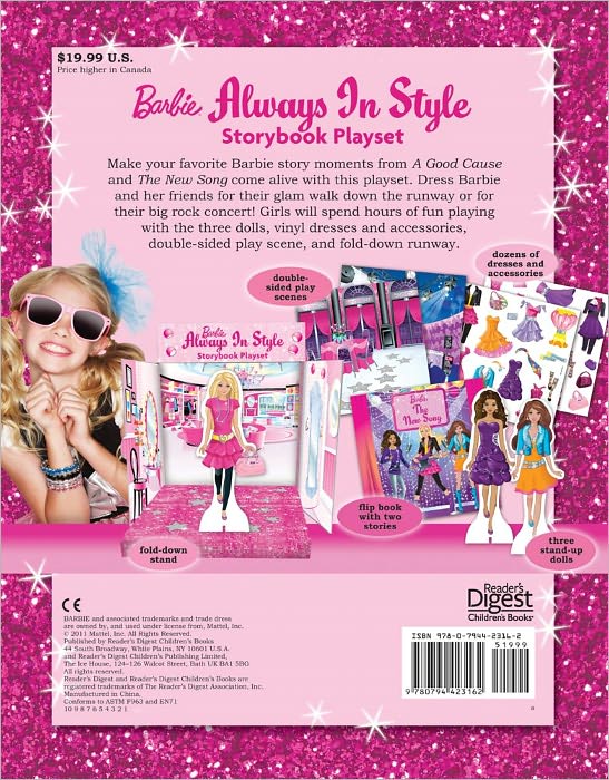 Barbie Always in Style: Storybook Playset
