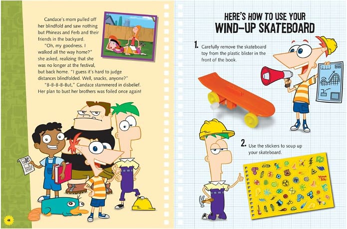 Disney Phineas and Ferb Skateboarding Adventures