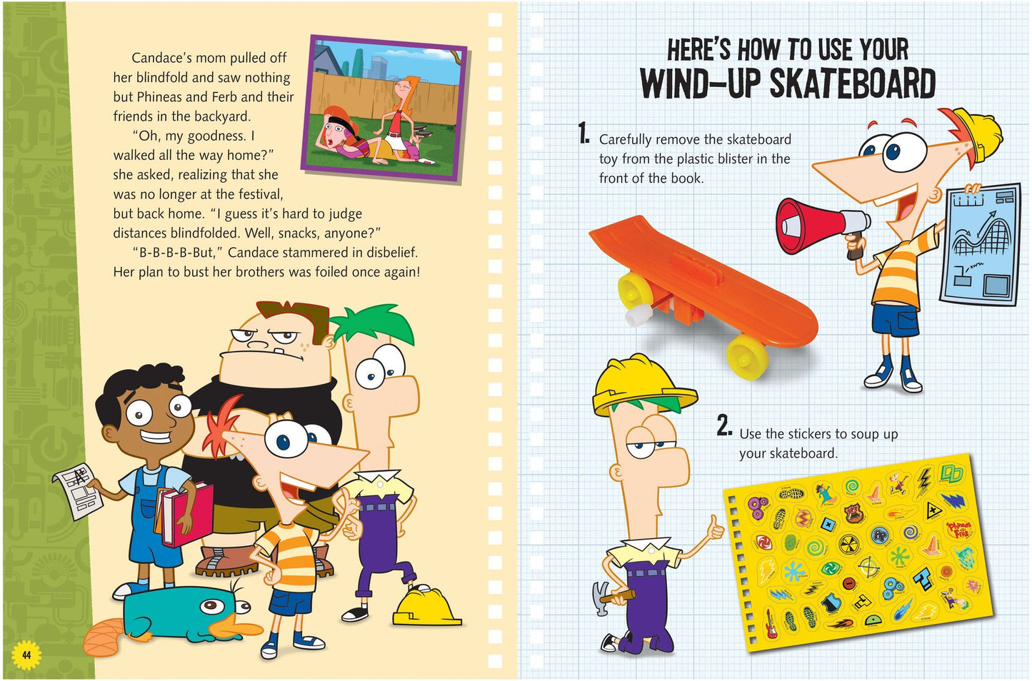 Disney Phineas and Ferb Skateboarding Adventures