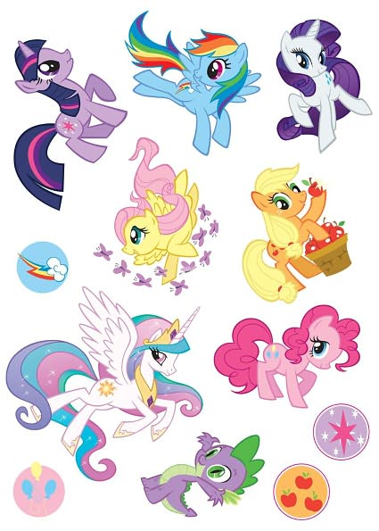 My Little Pony Cutie Mark Quest Panorama Sticker Storybook