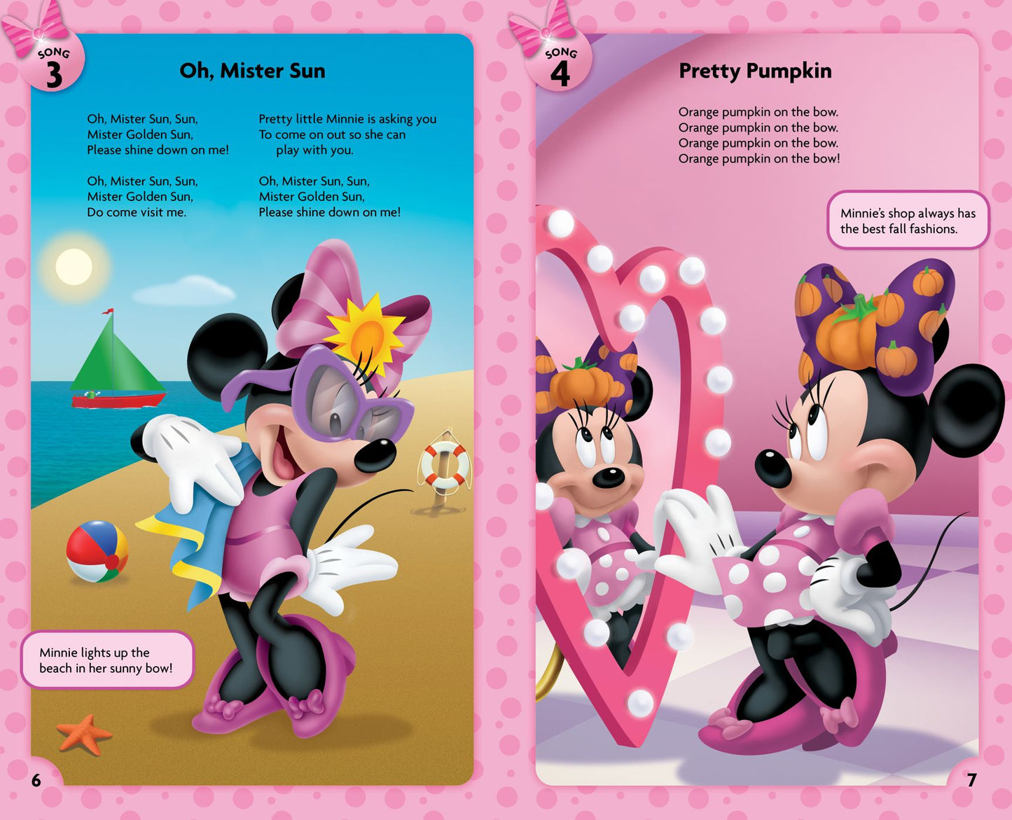 Disney Minnie Mouse Bow-tique Take-Along Tunes: Book with Music Player