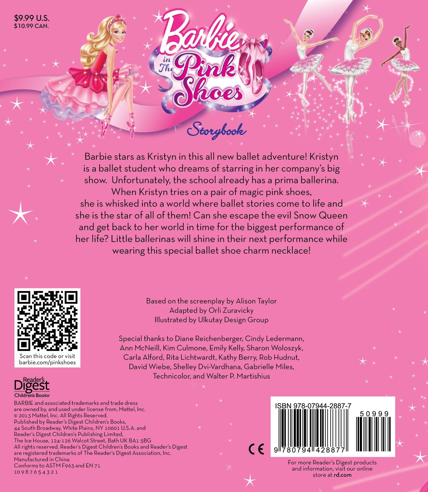 Barbie in the Pink Shoes: Storybook and Bracelet