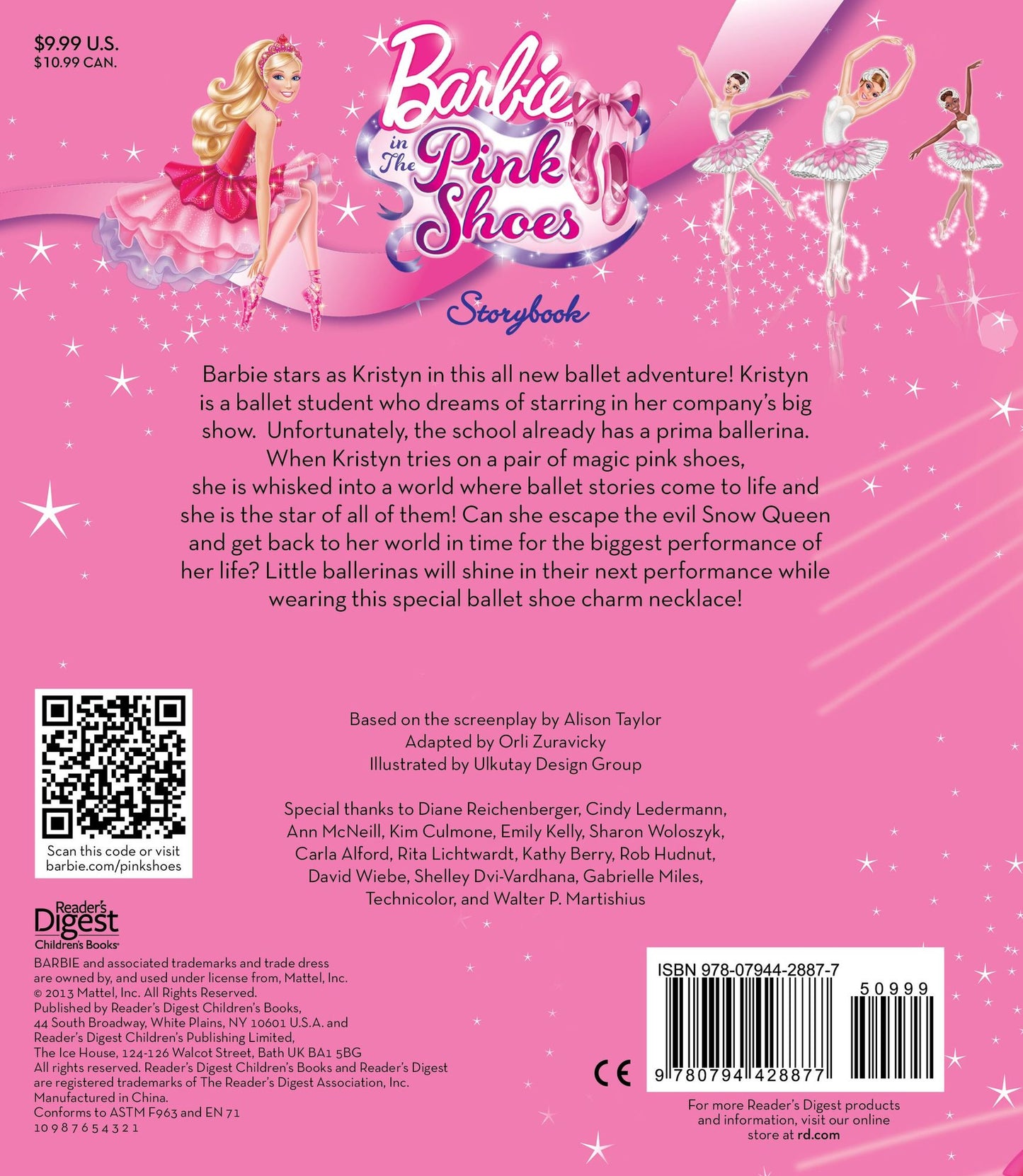 Barbie in the Pink Shoes: Storybook and Bracelet