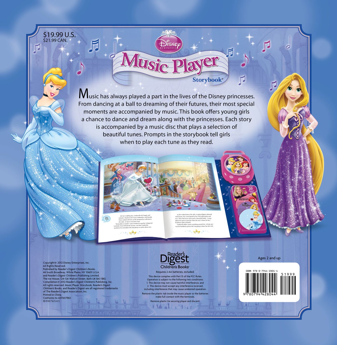 Disney Princess Music Player Storybook