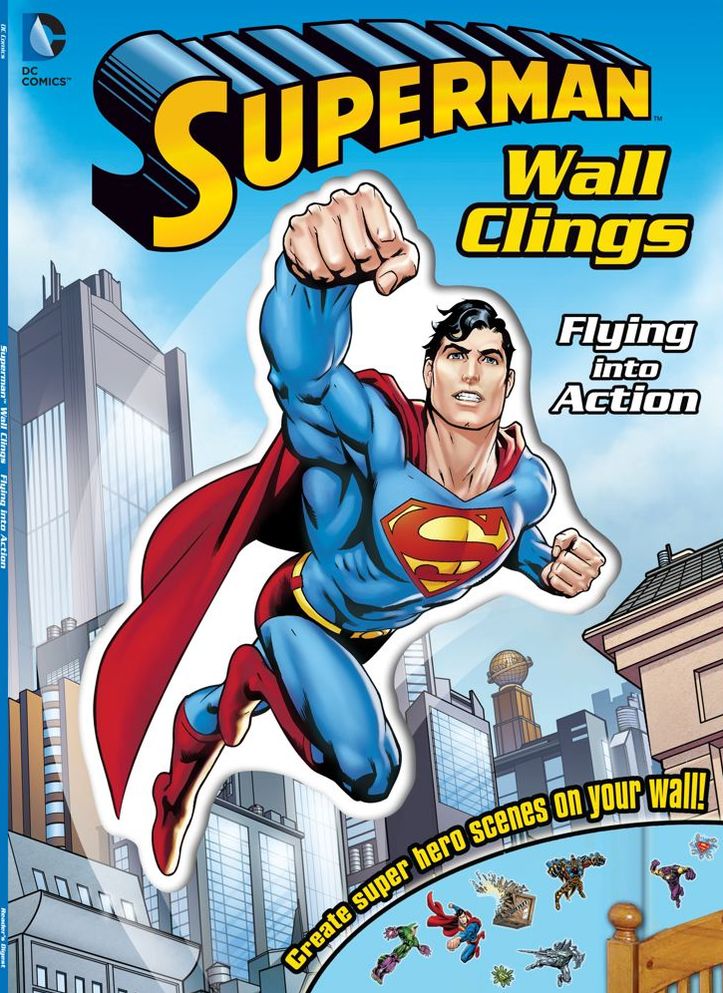 DC Superman Flying into Action