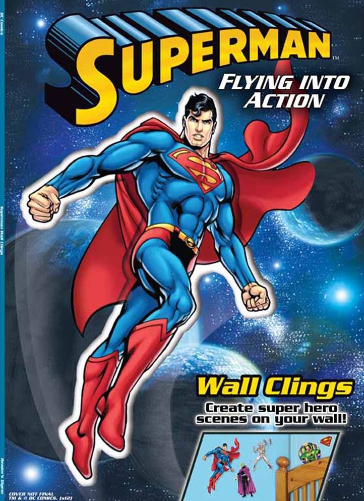 DC Superman Flying into Action