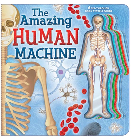 The Amazing Human Machine: Book with Acetate Body System Cards