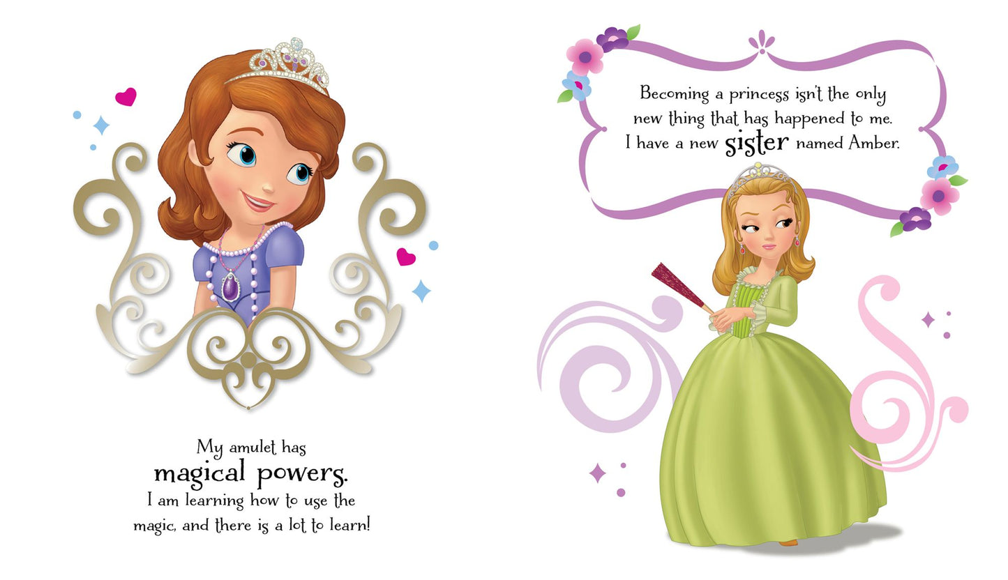 Disney Sofia the First Becoming a Princess: Storybook and Amulet Necklace