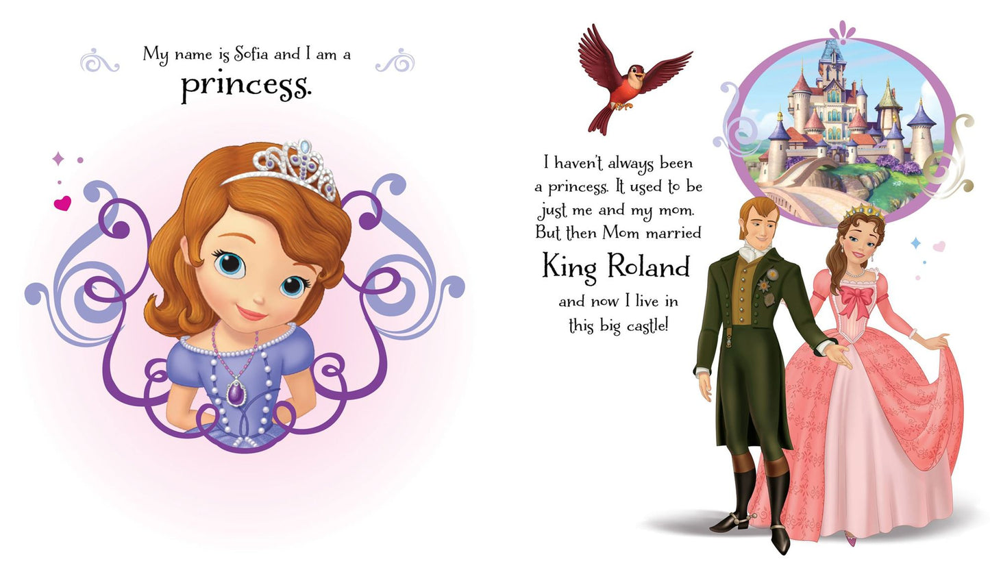 Disney Sofia the First Becoming a Princess: Storybook and Amulet Necklace