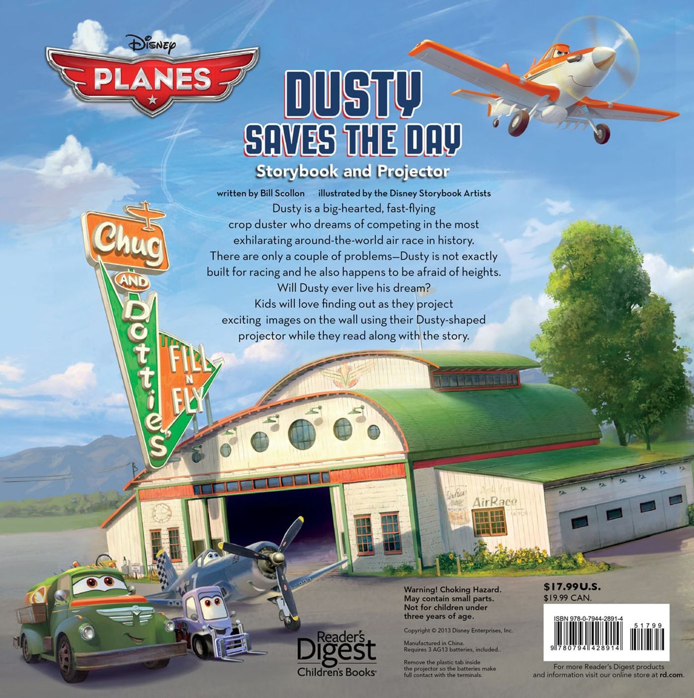 Disney Planes Dusty Saves the Day!: Storybook & Projector