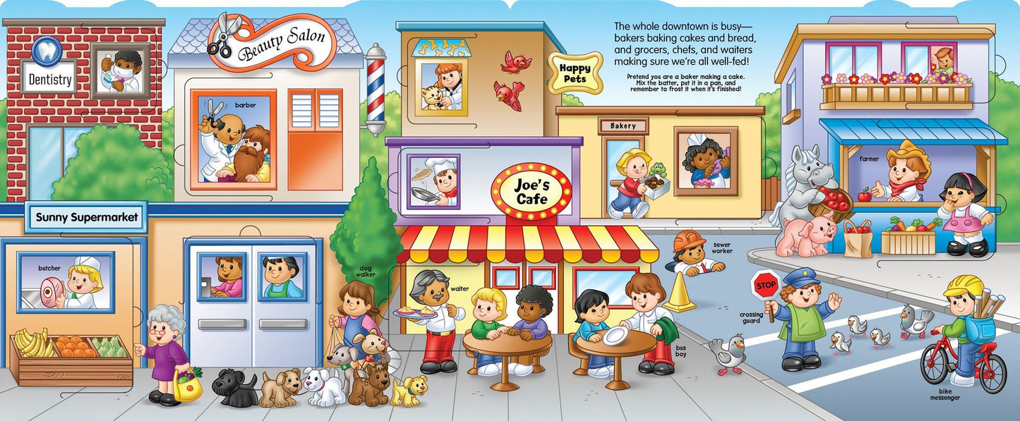 FIsher-Price Little People What Do People Do?: Lift-the-Flap