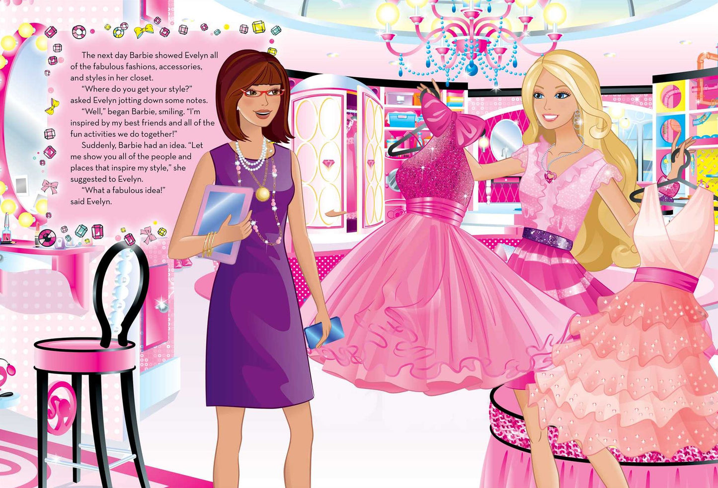 Barbie Project: Fashion: Panorama Sticker Storybook