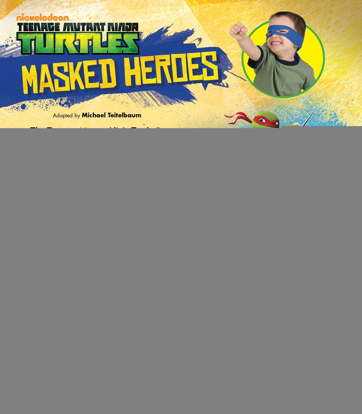 Teenage Mutant Ninja Turtles Masked Heroes: Book with Mask