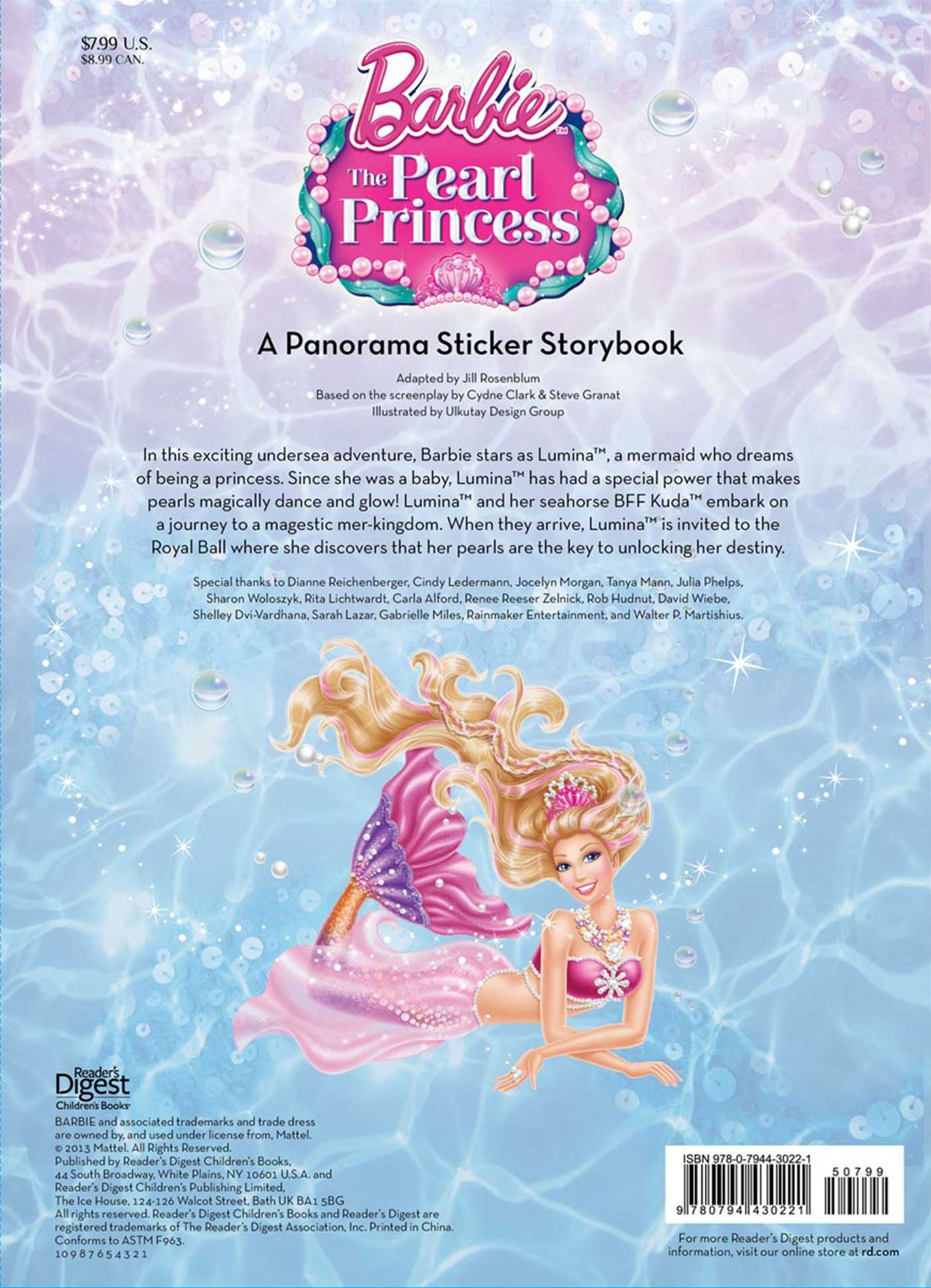 Barbie New Movie March 2014: A Panorama Sticker Storybook