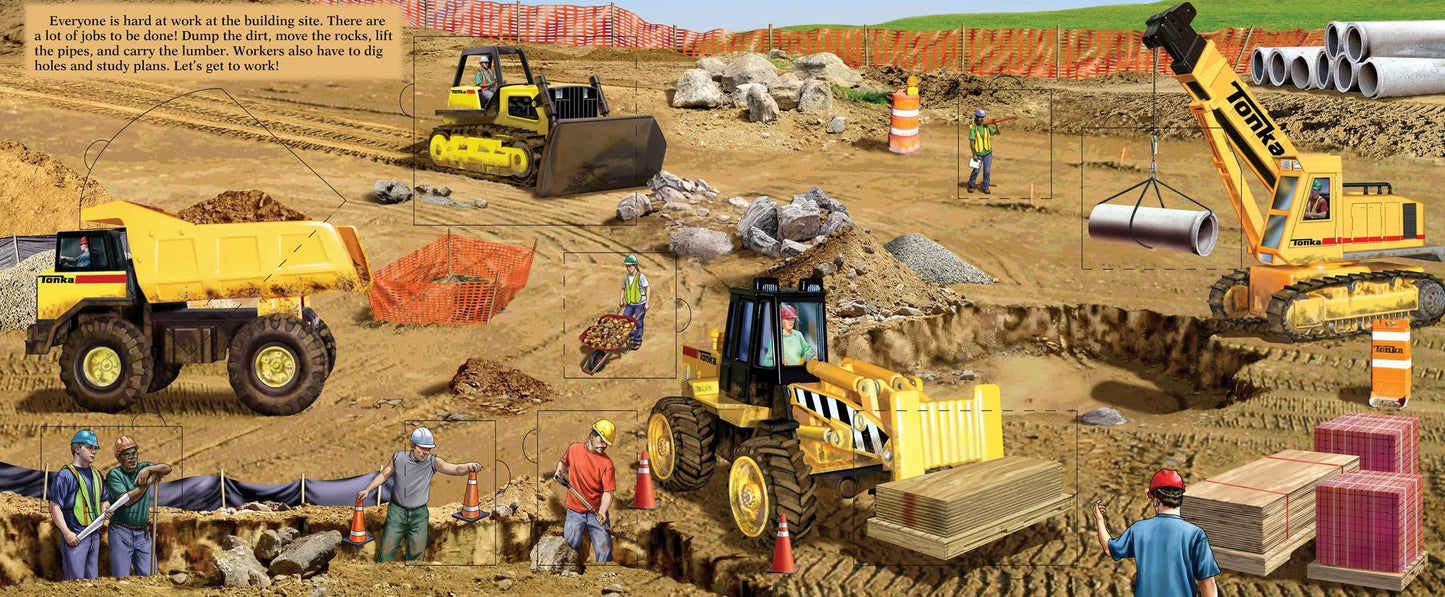 TONKA Busy Trucks: A Lift-the-Flap Book