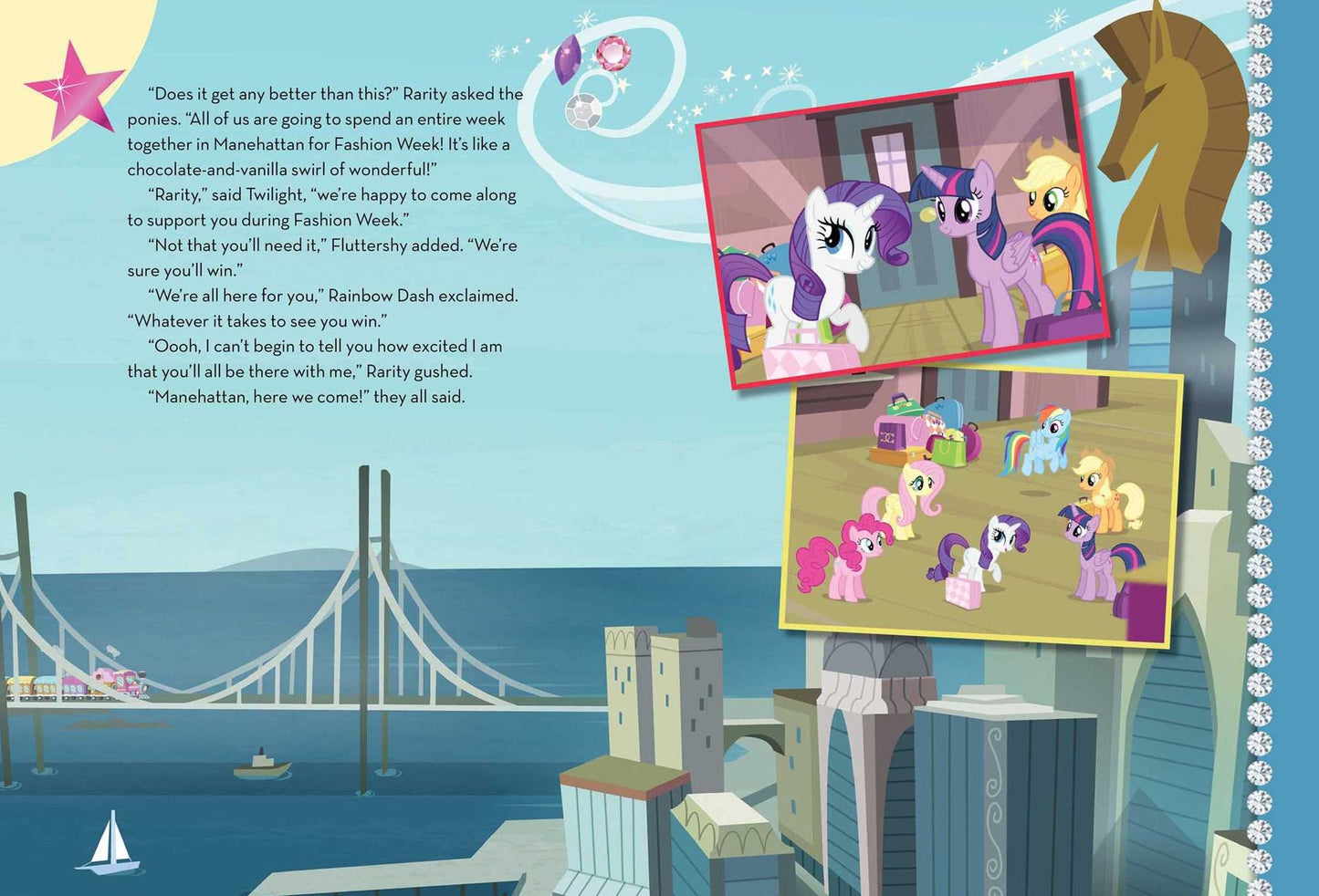 My Little Pony: Rarity's Fashion Show: A Panorama Sticker Storybook