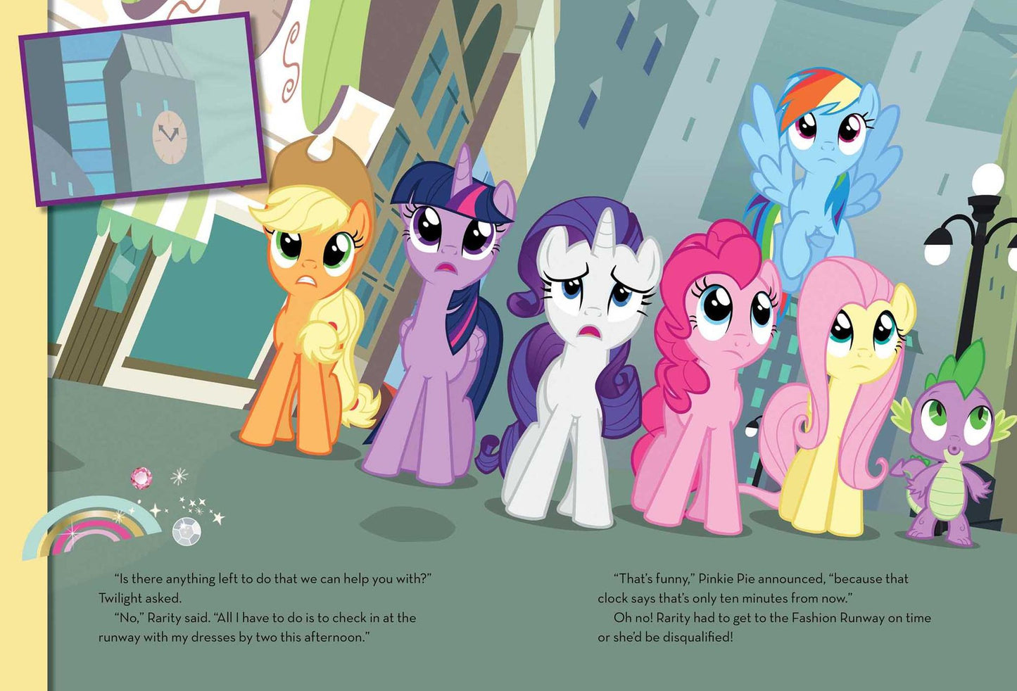 My Little Pony: Rarity's Fashion Show: A Panorama Sticker Storybook