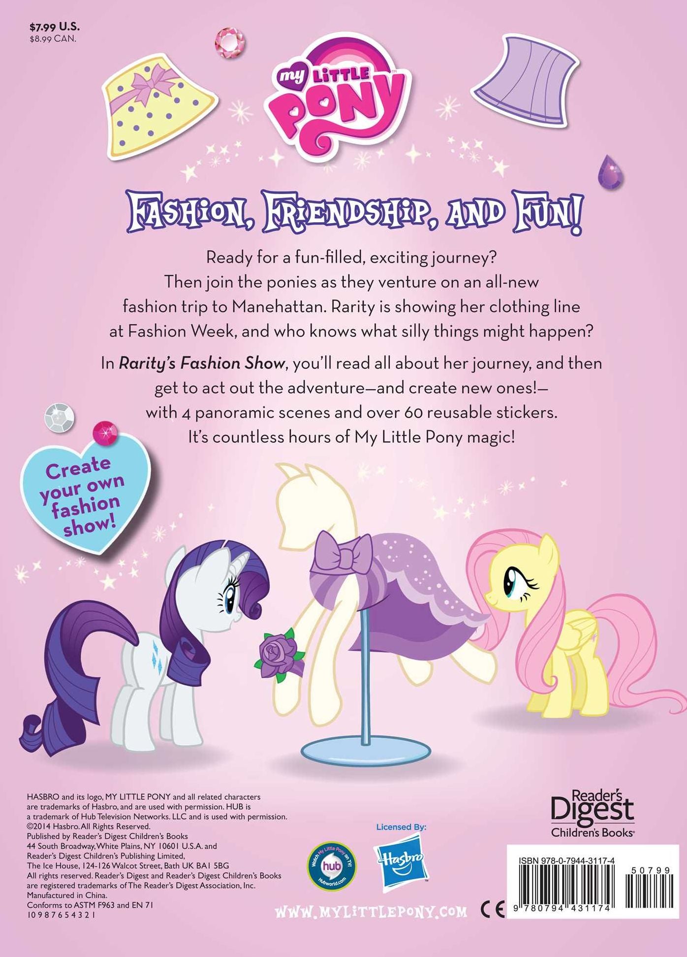 My Little Pony: Rarity's Fashion Show: A Panorama Sticker Storybook