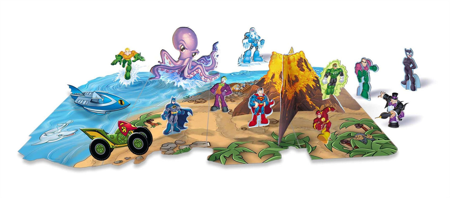 DC Super Friends Heroes to the Rescue: Book and 3-D Playset