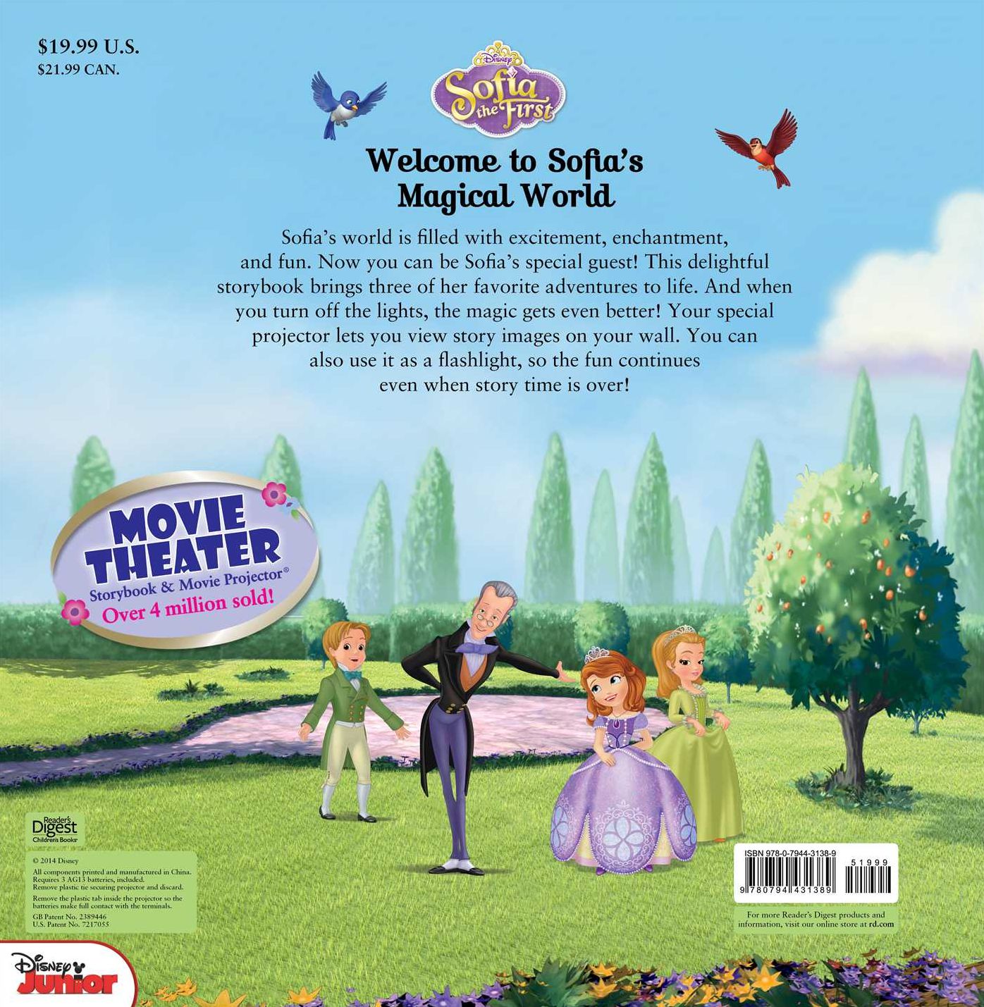Disney Sofia the First Movie Theater Storybook & Movie Projector