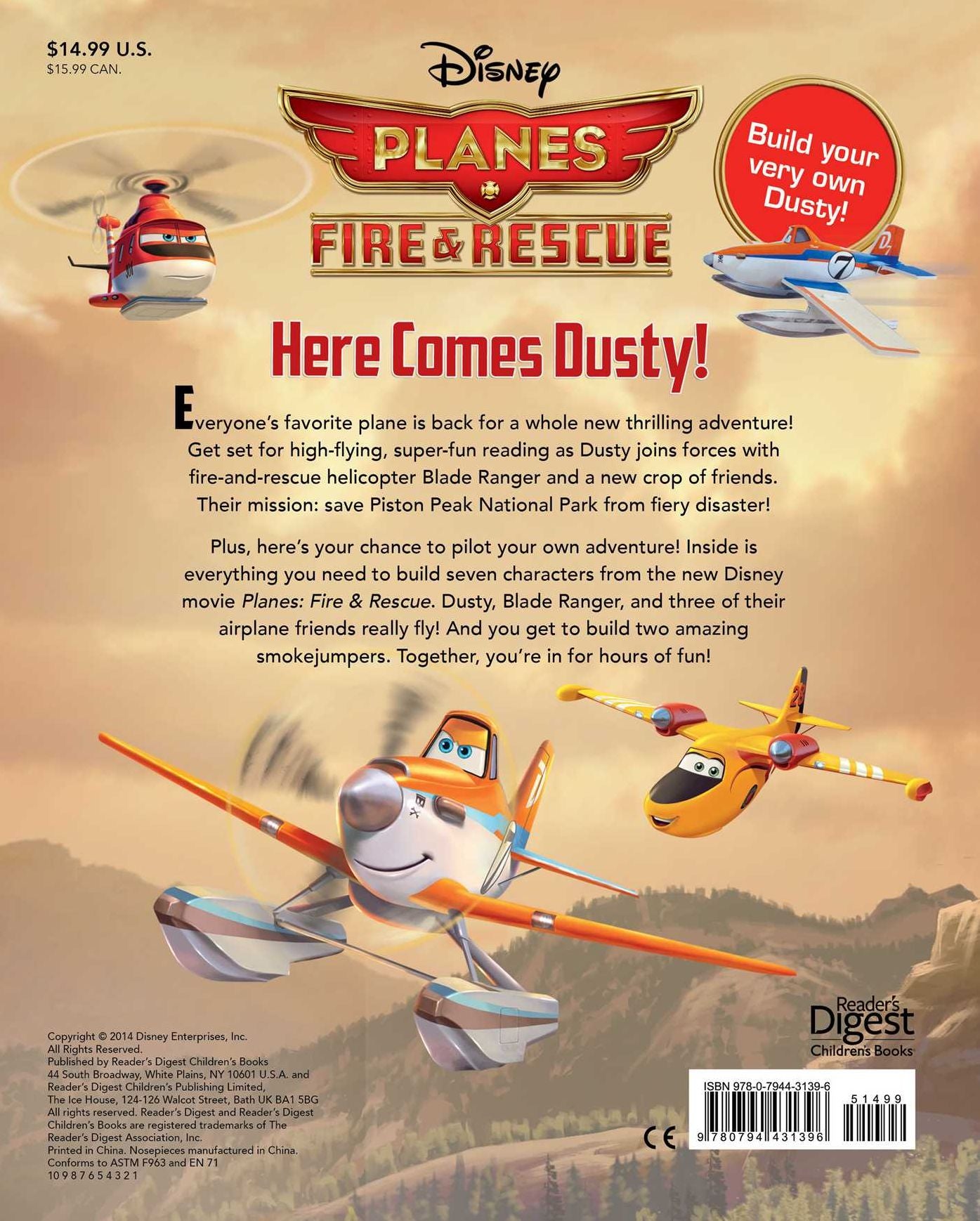 Disney Planes Fire & Rescue: To the Rescue: Build 6 Planes That Really Fly!