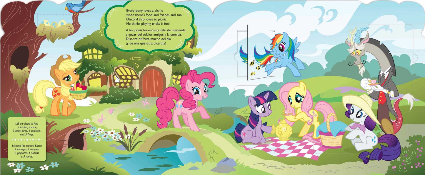 My Little Pony Pony Friends Are Forever/La Amistad de los Ponis es para Siempre: An English/Spanish Lift-the-Flap Book