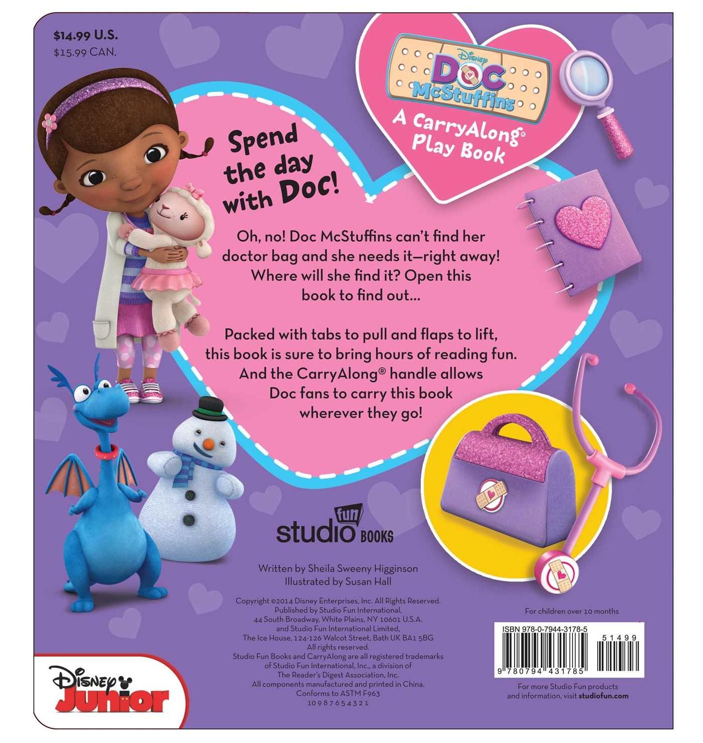Disney Doc McStuffins CarryAlong Play Book