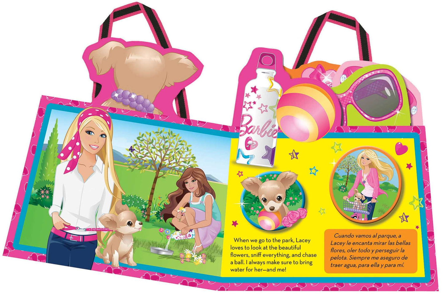 Barbie Loves Lacey/Adora a Lacey: An English/Spanish Book