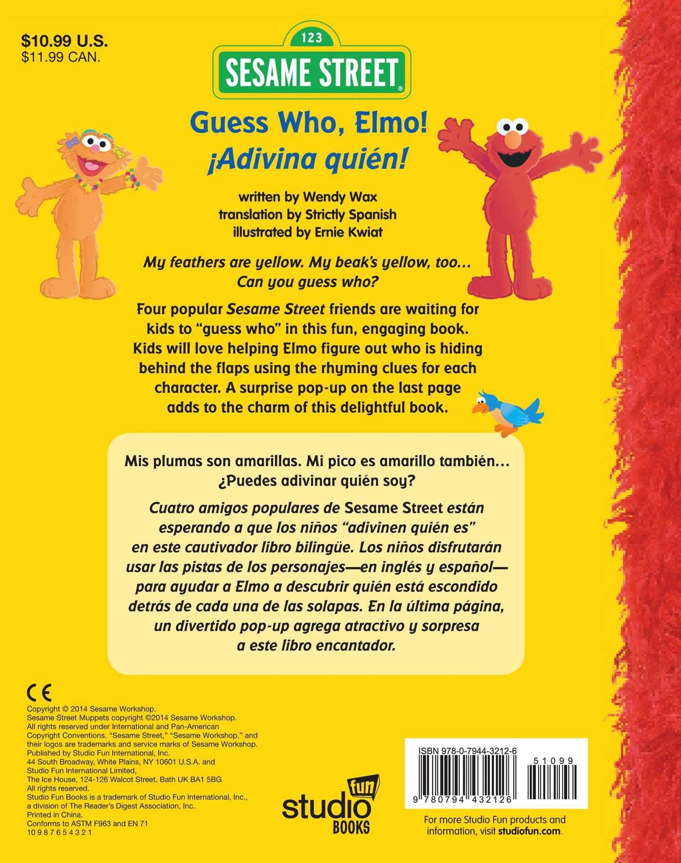 Sesame Street Guess Who, Elmo!/ï¿½Adivina quiï¿½n!
