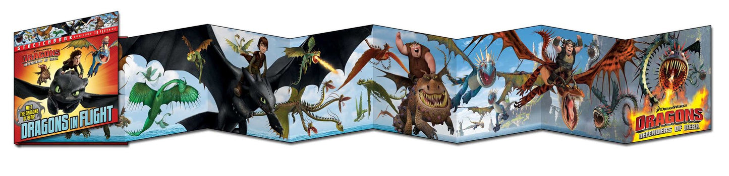 DreamWorks Defenders of Berk: Dragons in Flight Stretchbook