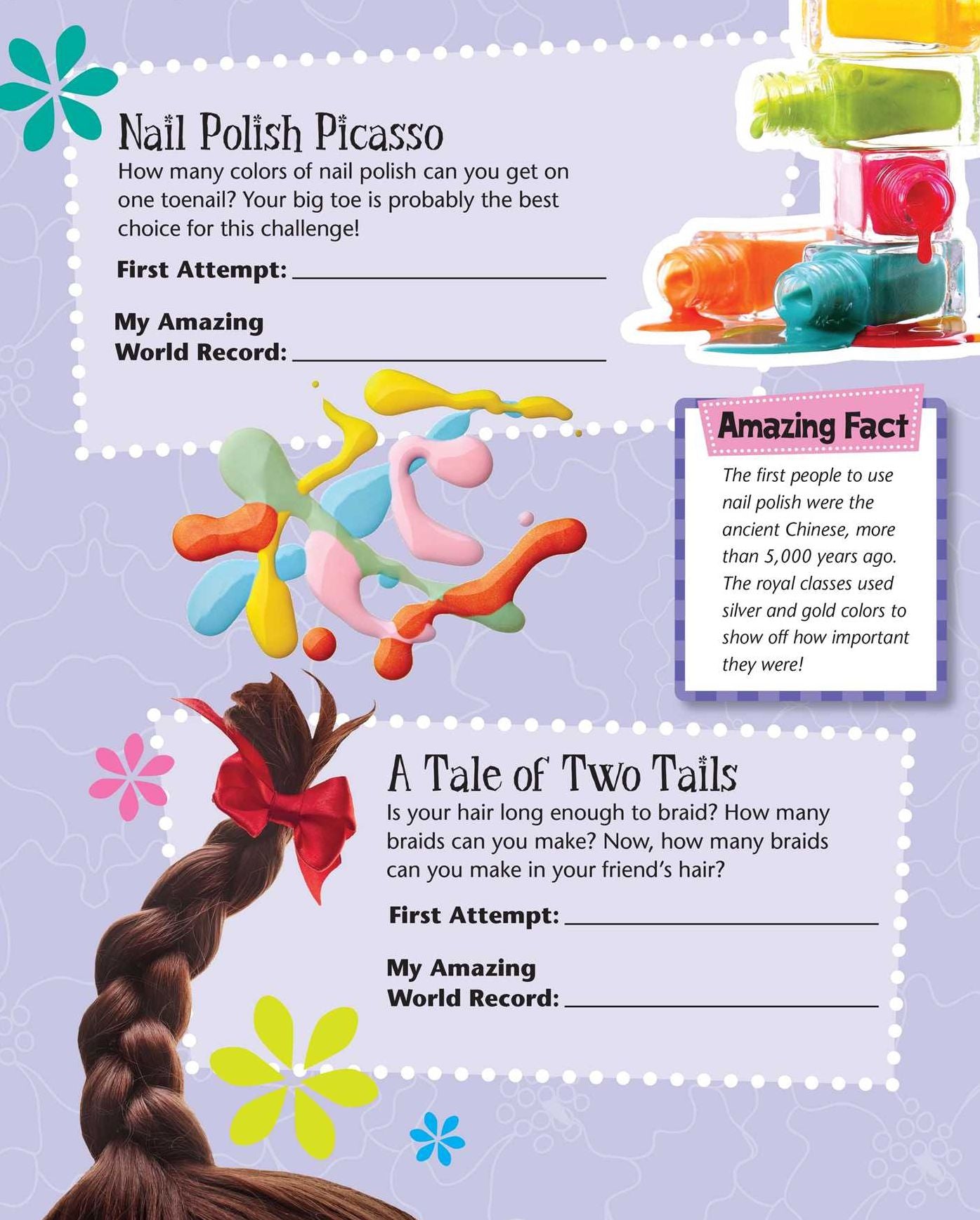 Amazing Me! For Girls: A Book of Your Own World Records