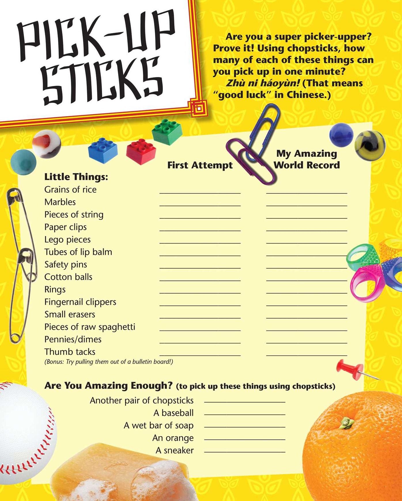 Amazing Me! For Girls: A Book of Your Own World Records