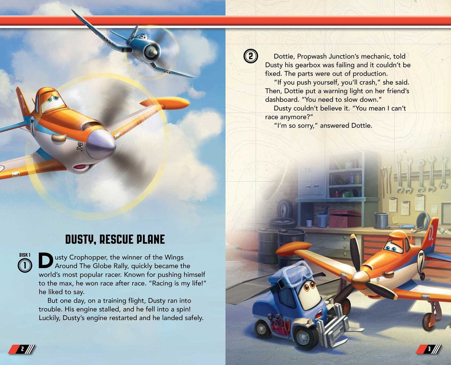 Disney Race & Rescue Movie Theater Storybook & Movie Projector
