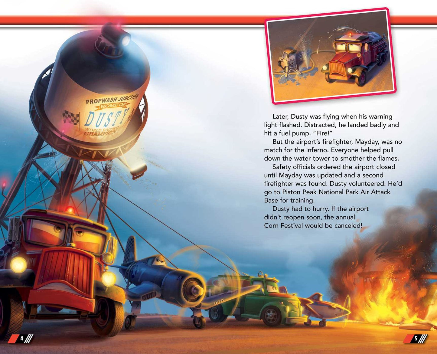 Disney Race & Rescue Movie Theater Storybook & Movie Projector
