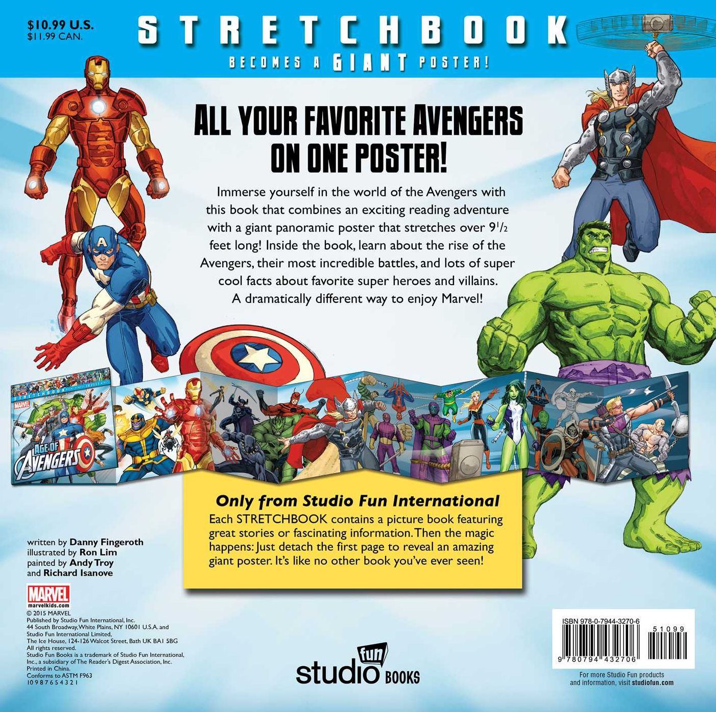 Marvel Age of Avengers Stretchbook