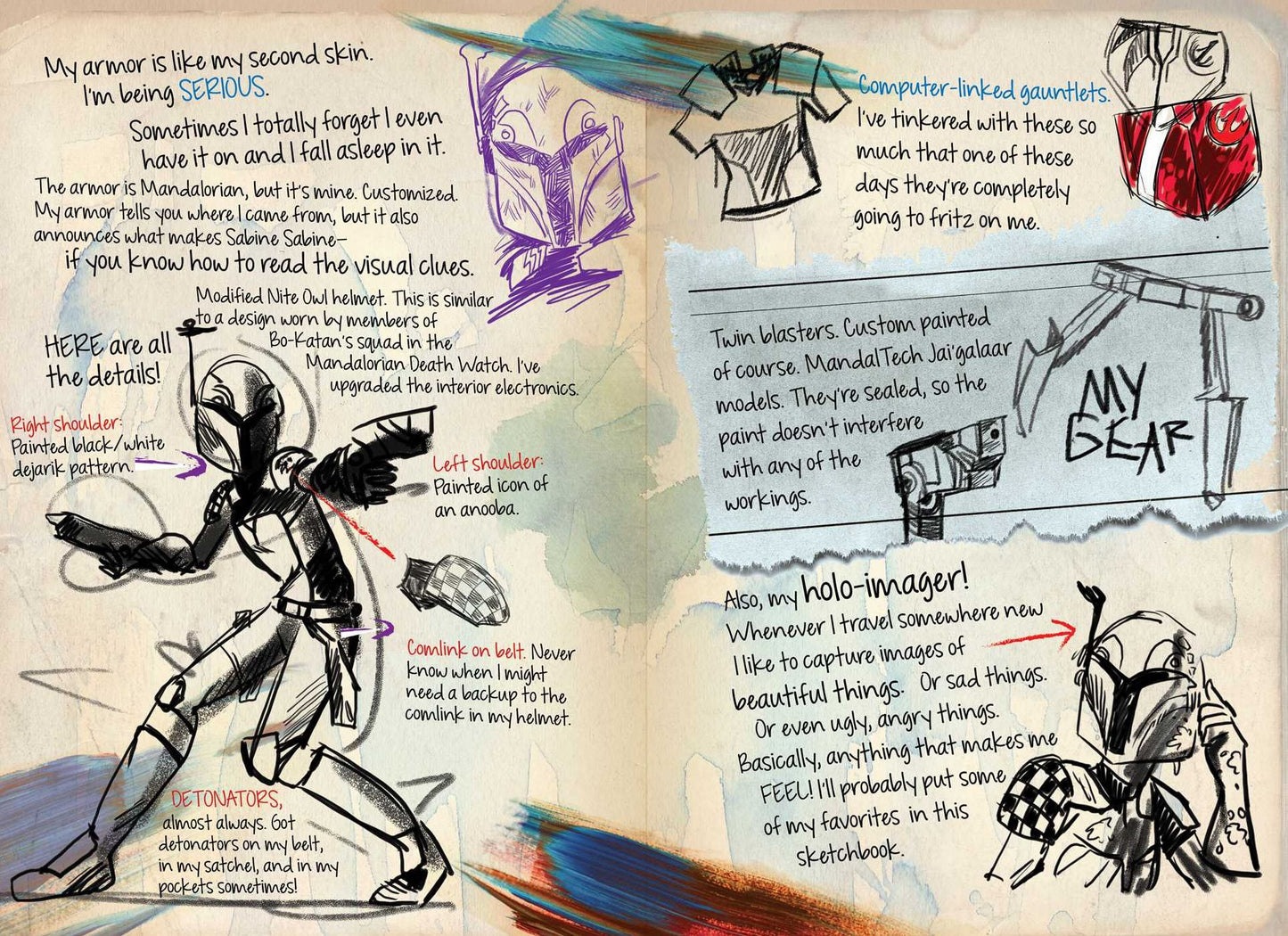 Star Wars Rebels: Sabine My Rebel Sketchbook