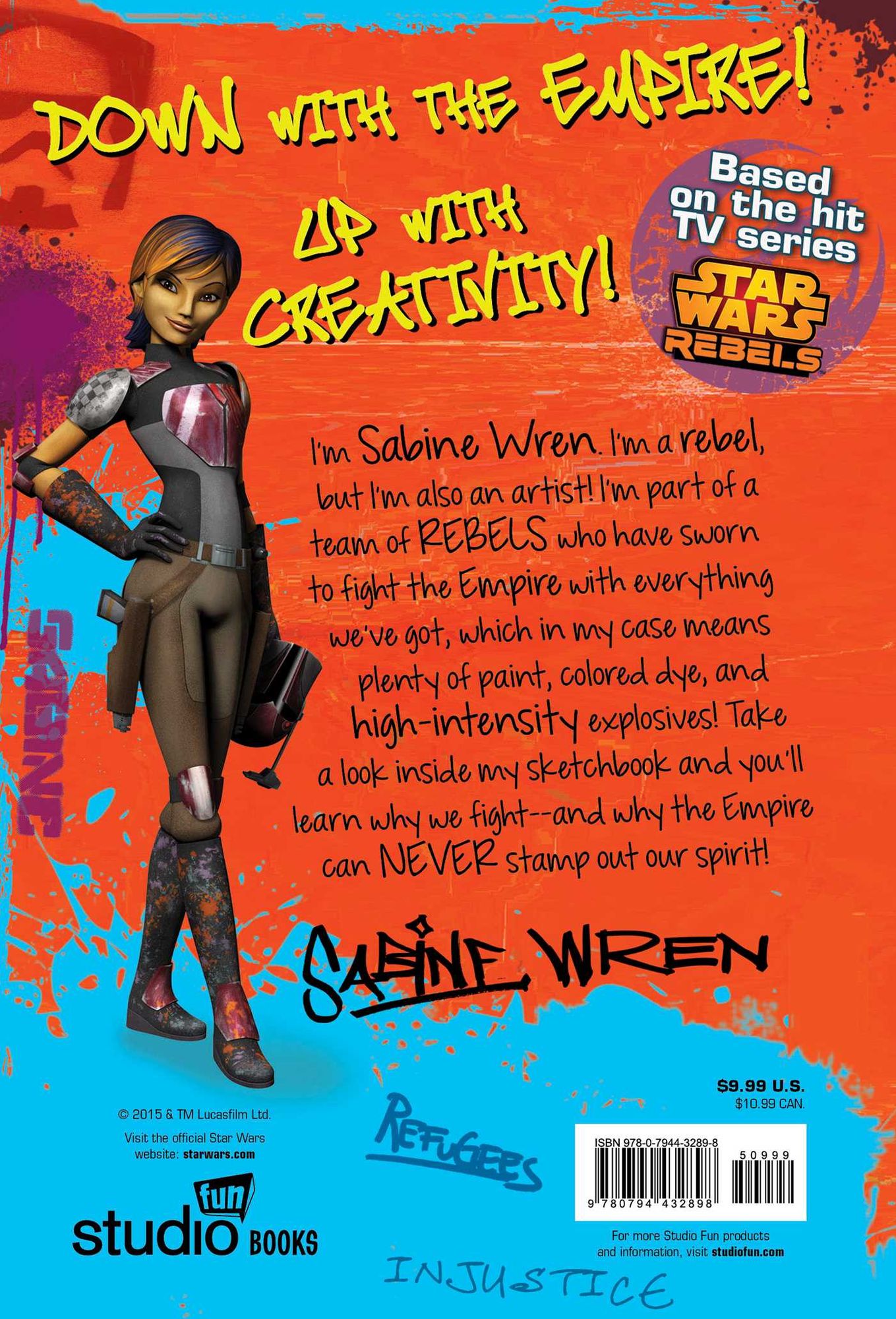 Star Wars Rebels: Sabine My Rebel Sketchbook