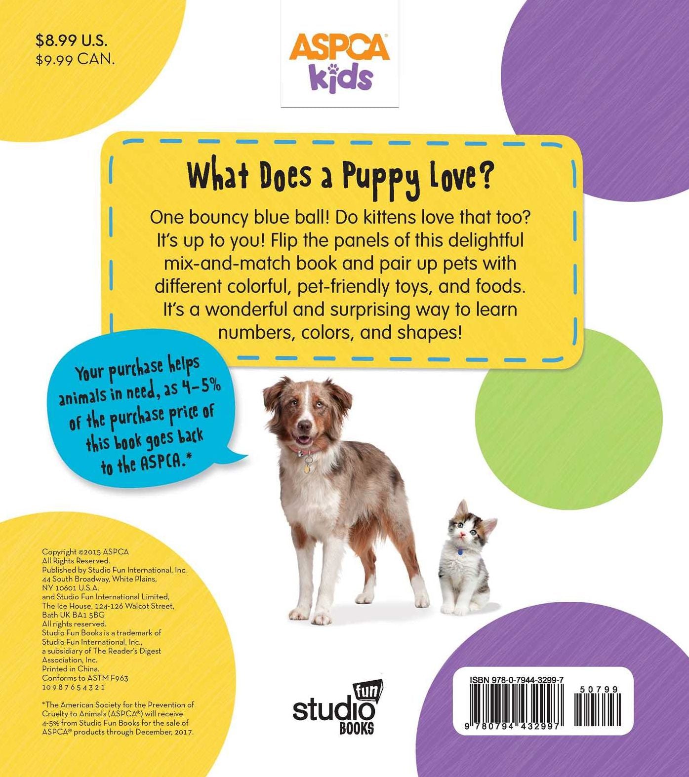 ASPCA kids: Mix & Match Pets: A Colors & Counting Book