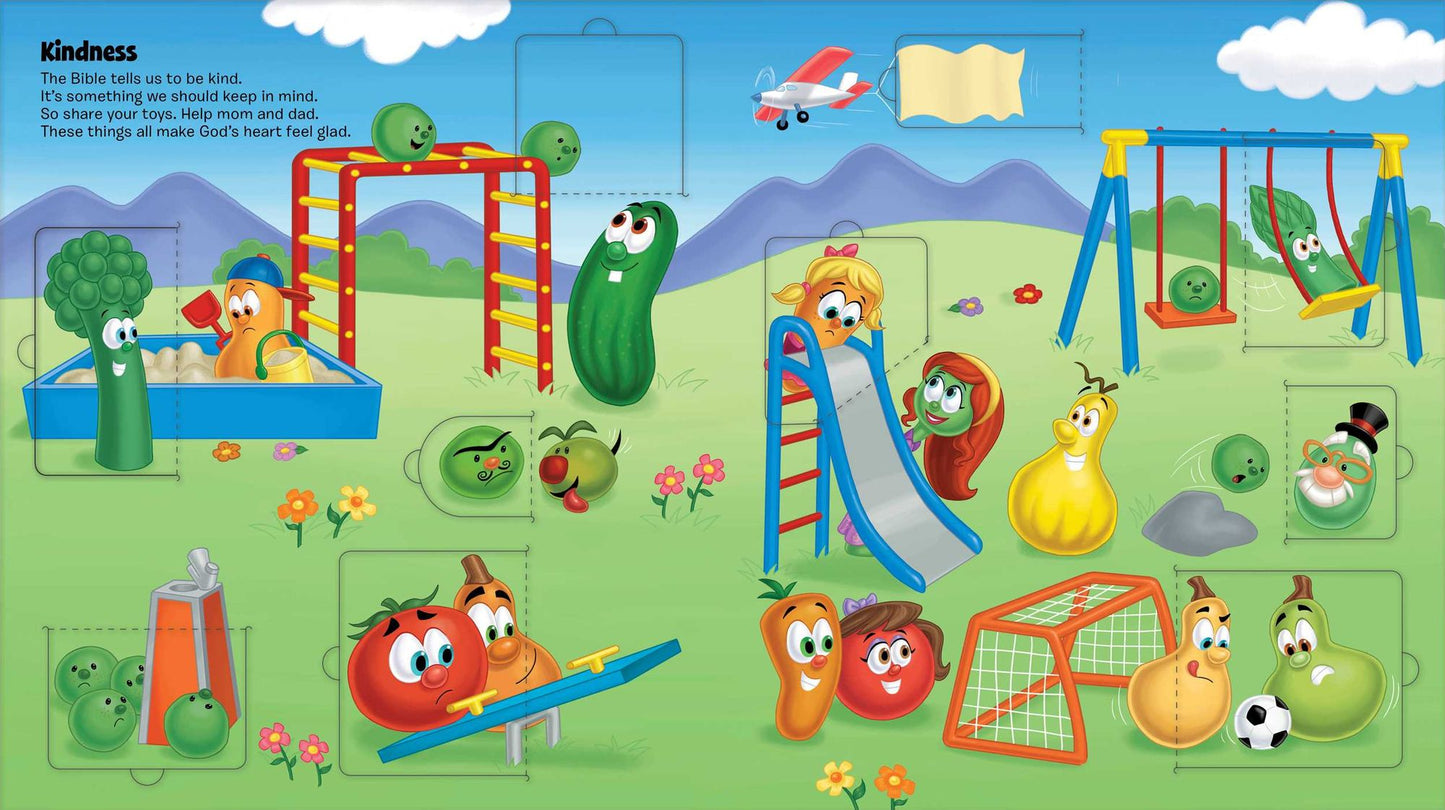 VeggieTales: Little Lessons from God: A Lift-the-Flap Book