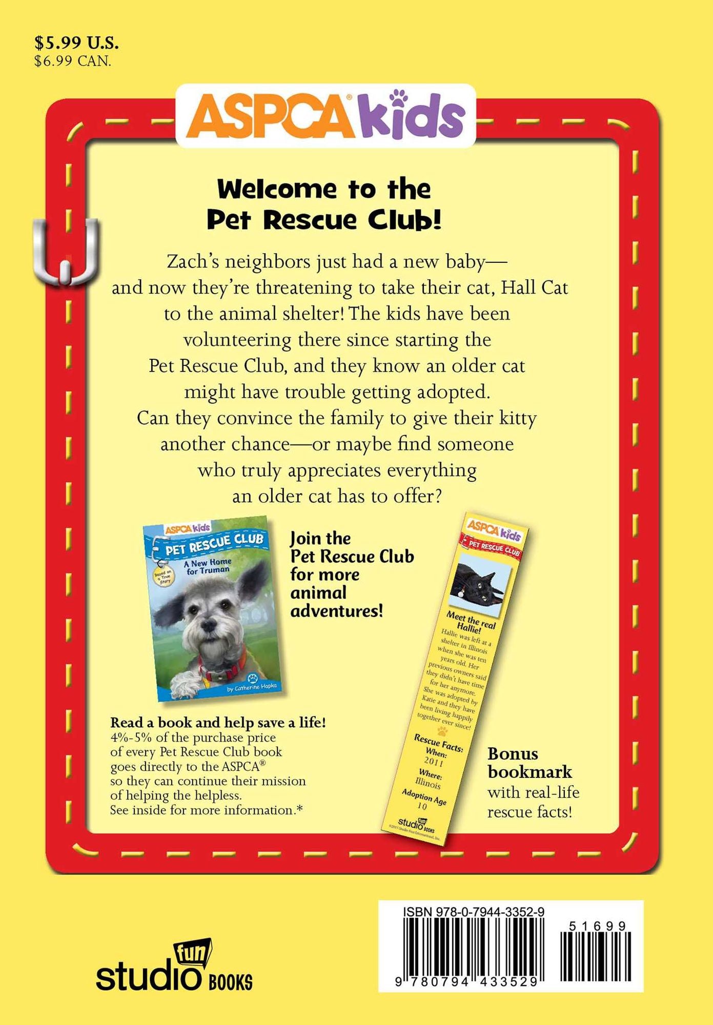ASPCA Pet Rescue Club: No Time for Hallie
