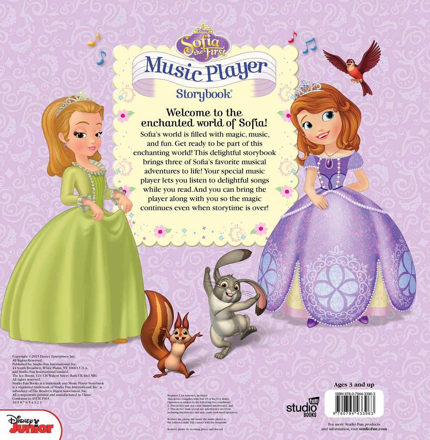 Disney Sofia the First Music Player Storybook