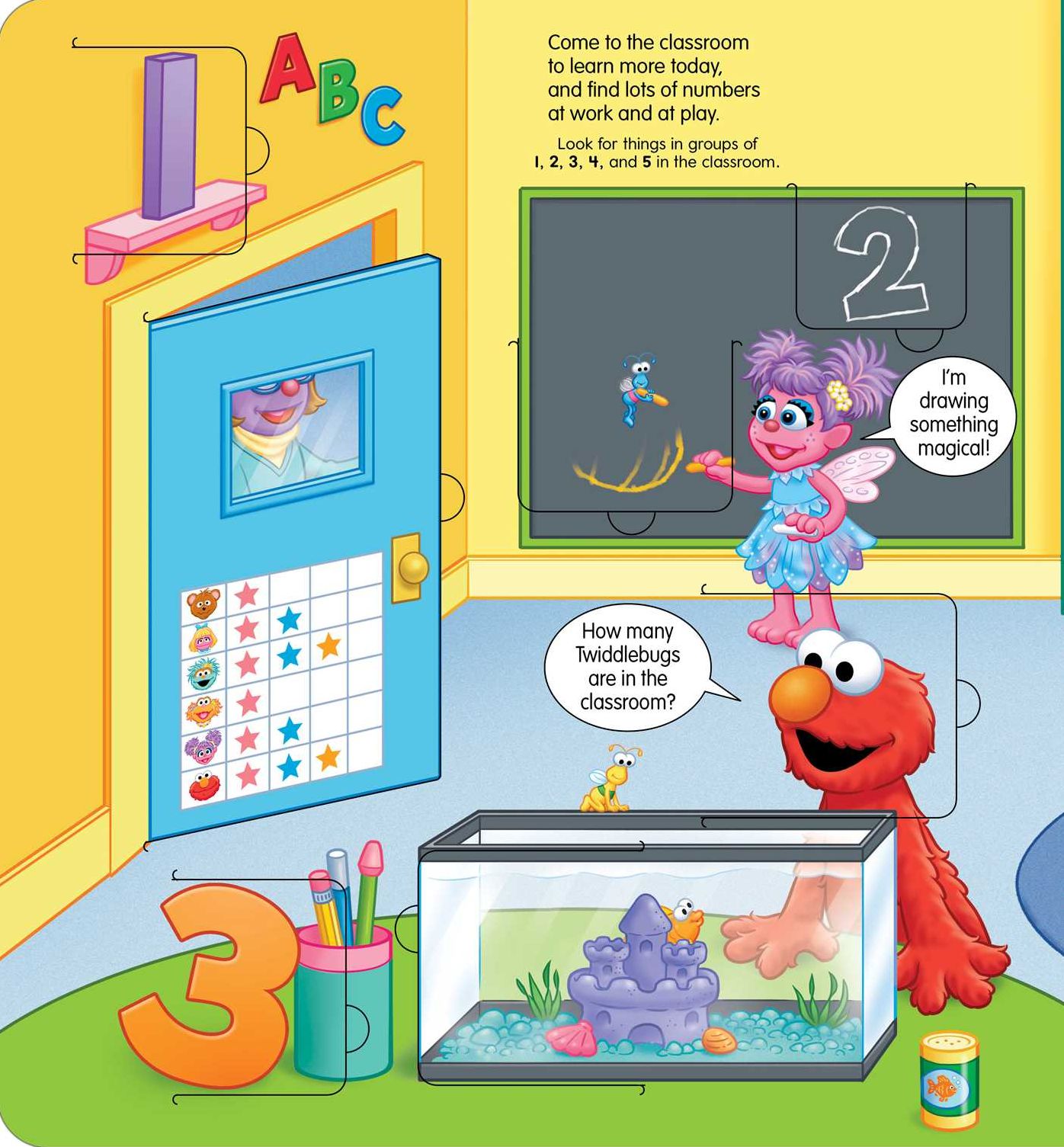 Sesame Street: Elmo's 1 2 3 Lift-the-Flap